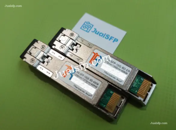 Modul SFP+ 10G BiDi ER satu core fiber untuk sewa