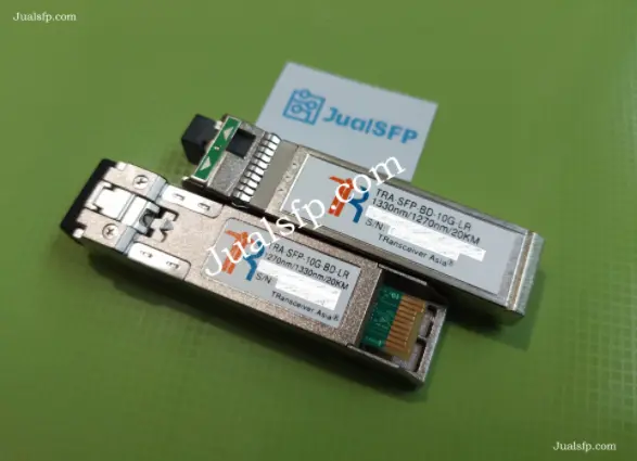 Modul SFP+ 10G BiDi LR satu core fiber untuk sewa
