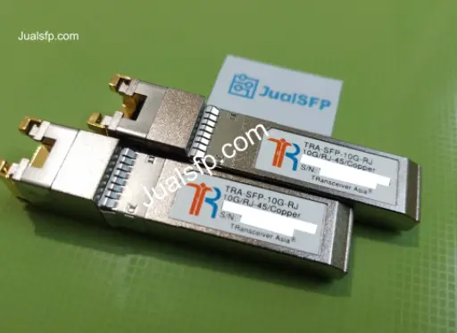 Modul SFP+ 10G RJ45 copper untuk sewa
