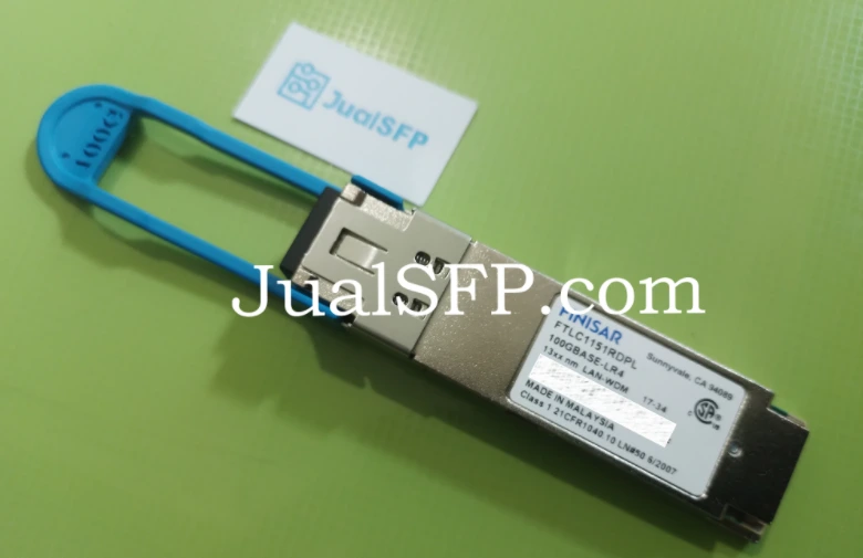 Modul QSFP28 100G LR4 single mode 10 km varian kedua
