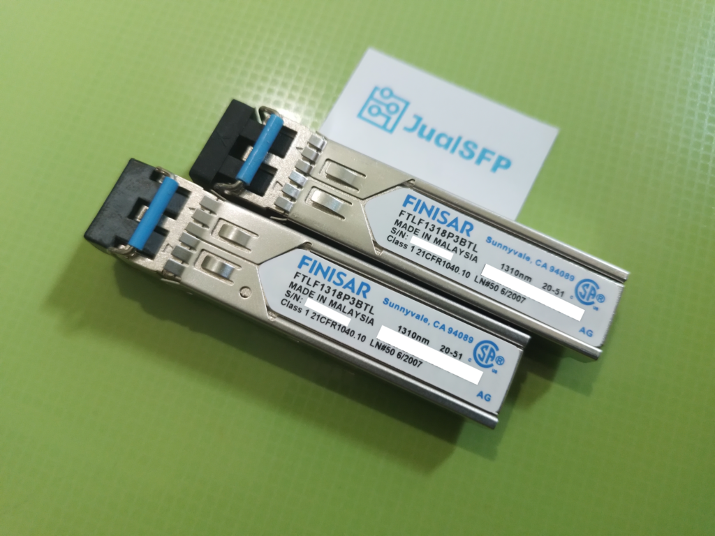 Modul SFP 1G LX Finisar single-mode 1310nm 10 km jual sewa