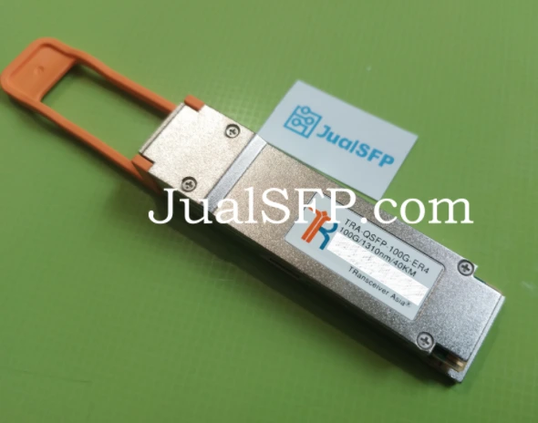 Transceiver QSFP28 100G ER4 single mode jarak 40 km