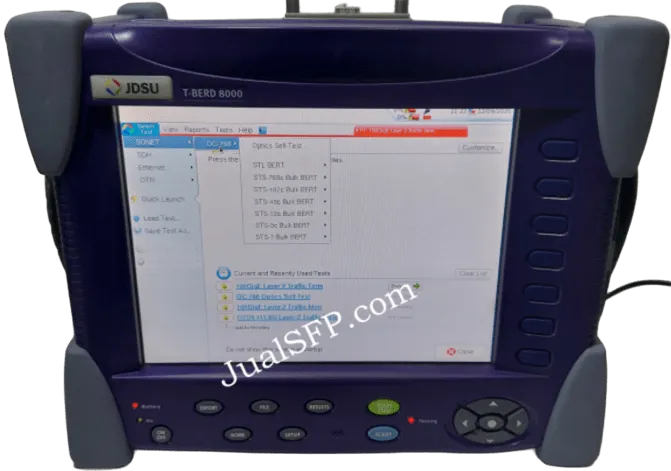 VIAVI T-BERD/MTS-8000 tampak depan